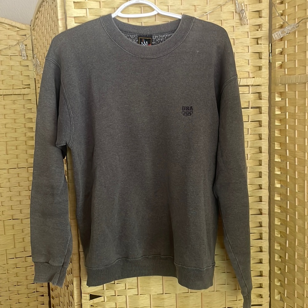 Grey Vintage Olympic Crew Neck
